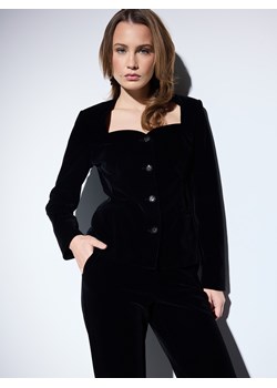 Mohito - Welurowa marynarka - czarny ze sklepu Mohito w kategorii Marynarki damskie - zdjęcie 187353048