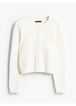 Mohito - Kardigan - kremowy ze sklepu Mohito w kategorii Swetry damskie - zdjęcie 187353116