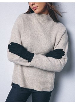 Mohito - Czarne rękawiczki z wełną - czarny ze sklepu Mohito w kategorii Rękawiczki damskie - zdjęcie 187353158