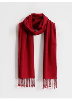 Mohito - Bordowy szalik z wiskozy - kasztanowy ze sklepu Mohito w kategorii Szaliki i chusty damskie - zdjęcie 187353229