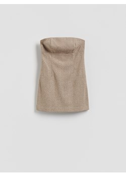 Reserved - Sukienka mini - beżowy ze sklepu Reserved w kategorii Sukienki - zdjęcie 187353376