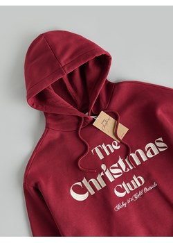Reserved - Bluza ze świątcznym napisem - bordowy ze sklepu Reserved w kategorii Bluzy damskie - zdjęcie 187353618