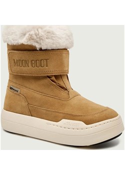 Moon Boot Śniegowce JR PARK STRAP |zamsz | shearling ze sklepu Gomez Fashion Store w kategorii Buty zimowe dziecięce - zdjęcie 187354519