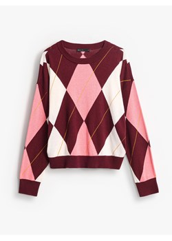 Mohito - Sweter z domieszką wełny - bordowy ze sklepu Mohito w kategorii Swetry damskie - zdjęcie 187354749