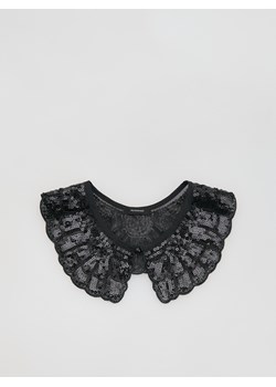 Reserved - Zapinany kołnierz z cekinami - czarny ze sklepu Reserved w kategorii Dodatki damskie - zdjęcie 187354878