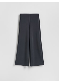 Reserved - Spodnie z modalem - granatowy ze sklepu Reserved w kategorii Spodnie damskie - zdjęcie 187354899