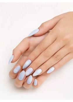 Sinsay - Sztuczne paznokcie migdałki ze śnieżynkami - błękitny ze sklepu Sinsay w kategorii Sztuczne paznokcie - zdjęcie 187355137