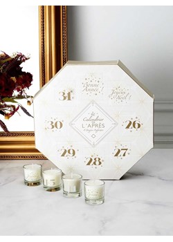 The Concept Factory Kalendarz w kolorze białym ze świecami - 31,5 x 31,5 cm ze sklepu Limango Polska w kategorii Świece i dyfuzory - zdjęcie 187355158
