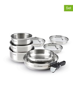 Sauter 9-częściowy zestaw w kolorze srebrnym ze sklepu Limango Polska w kategorii Garnki - zdjęcie 187355177