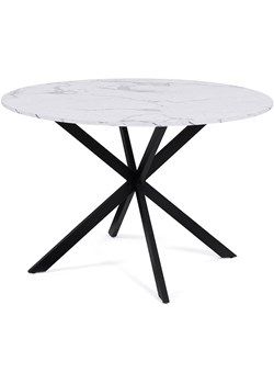 IDOMYA Essentials Stół &quot;Soline&quot; w kolorze czarno-kremowym do jadalni - wys. 76 x Ø 110 cm ze sklepu Limango Polska w kategorii Stoliki kawowe - zdjęcie 187355285