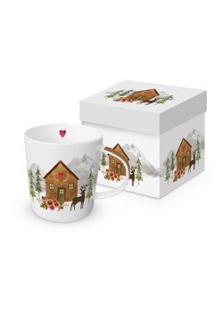 ppd Kubek jumbo w kolorze biało-jasnobrązowym - 400 ml ze sklepu Limango Polska w kategorii Naczynia - zdjęcie 187355729