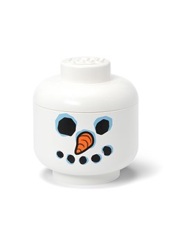 LEGO Pojemnik &quot;Snowman&quot; w kolorze białym - wys. 27,1 x Ø 24 cm ze sklepu Limango Polska w kategorii Pojemniki kuchenne - zdjęcie 187356046