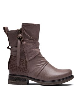 Foreverfolie Botki w kolorze brązowym ze sklepu Limango Polska w kategorii Botki - zdjęcie 187356608