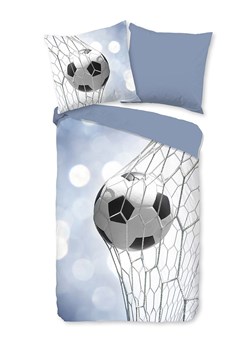 Good Morning Komplet pościeli flanelowej &quot;Tijmen&quot; w kolorze niebieskim ze sklepu Limango Polska w kategorii Pościel dziecięca - zdjęcie 187356849