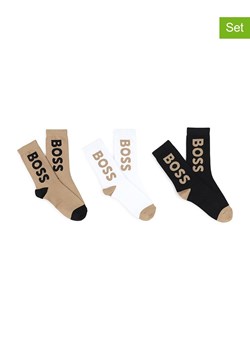 Hugo Boss Kids Skarpety (3 pary) ze wzorem ze sklepu Limango Polska w kategorii Skarpetki dziecięce - zdjęcie 187357197