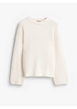 Mohito - Sweter z wełną i moherem - kremowy ze sklepu Mohito w kategorii Swetry damskie - zdjęcie 187357638
