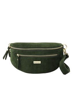 Zamszowa nerka damska Barberinis - Zielona ciemna ze sklepu Barberinis w kategorii Nerki - zdjęcie 187357728