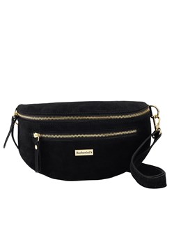 Zamszowa nerka damska Barberinis - Czarna ze sklepu Barberinis w kategorii Nerki - zdjęcie 187357755