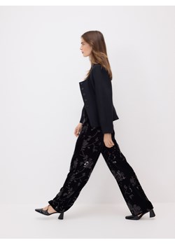 Reserved - Spodnie z cekinami - czarny ze sklepu Reserved w kategorii Spodnie damskie - zdjęcie 187357986