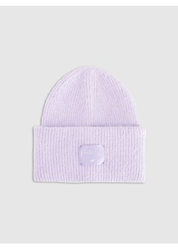 Dziewczęca czapka zimowa 4F 4FJRAW25ACAPF0811 - fioletowa ze sklepu Sportstylestory.com w kategorii Czapki dziecięce - zdjęcie 187358815