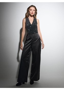 Sinsay - Kombinezon z cekinami - czarny ze sklepu Sinsay w kategorii Kombinezony damskie - zdjęcie 187358989