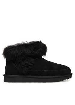 Śniegowce Ugg W Classic Ultra Mini Chalet 1173832 Czarny ze sklepu eobuwie.pl w kategorii Śniegowce damskie - zdjęcie 187359108