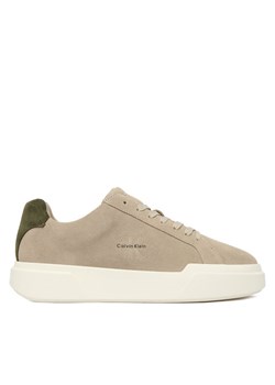 Calvin Klein Sneakersy Chunky Cupsole Laceup Su YM0YM01453 Szary ze sklepu MODIVO w kategorii Buty sportowe męskie - zdjęcie 187359355