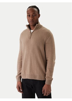 Jack & Jones Sweter Point 12287316 Beżowy Relaxed Fit ze sklepu MODIVO w kategorii Swetry męskie - zdjęcie 187359388