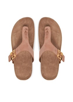 Tory Burch Japonki 150910 Beżowy ze sklepu MODIVO w kategorii Klapki damskie - zdjęcie 187359437