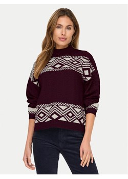 ONLY Golf Victoria 15321179 Fioletowy Regular Fit ze sklepu MODIVO w kategorii Swetry damskie - zdjęcie 187359509