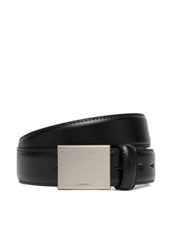 Calvin Klein Pasek Męski Logo Plaque Smooth 32Mm LV04D7030G Czarny ze sklepu MODIVO w kategorii Paski męskie - zdjęcie 187359516