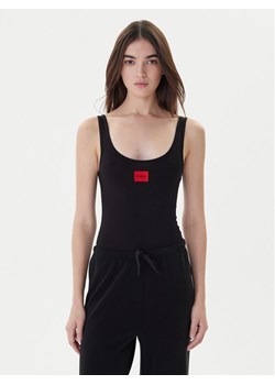 Hugo Body Red Label 50486017 Czarny Slim Fit ze sklepu MODIVO w kategorii Bluzki damskie - zdjęcie 187359548