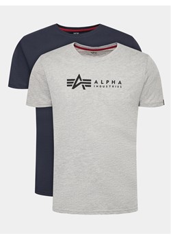 Alpha Industries Komplet t-shirtów Alpha Label 118534 Kolorowy Regular Fit ze sklepu MODIVO w kategorii T-shirty męskie - zdjęcie 187359559