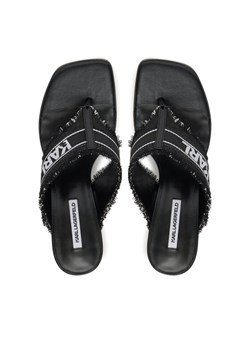 KARL LAGERFELD Japonki Panache II KL30104 Czarny ze sklepu MODIVO w kategorii Klapki damskie - zdjęcie 187359608