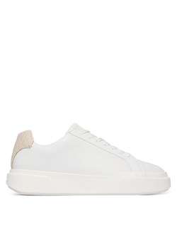 Calvin Klein Sneakersy Chunky Cupsole Laceup Lth Bt Aop HM0HM02070 Biały ze sklepu MODIVO w kategorii Buty sportowe męskie - zdjęcie 187359625