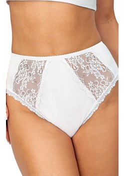 Donna figi damskie z wysokim stanem białe 246, Kolor biały, Rozmiar S, Donna ze sklepu Intymna w kategorii Majtki damskie - zdjęcie 187361249