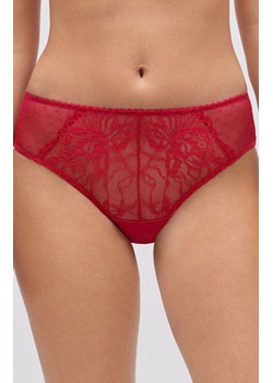 Czerwone koronkowe figi damskie midi CHRISTMAS 10798, Kolor czerwony, Rozmiar L, YSABEL MORA ze sklepu Intymna w kategorii Majtki damskie - zdjęcie 187361315