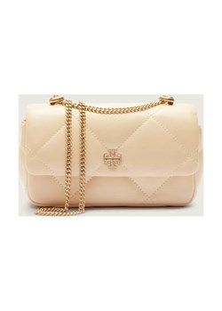 TORY BURCH Skórzana torebka na ramię Kira Diamond ze sklepu Gomez Fashion Store w kategorii Listonoszki - zdjęcie 187361386