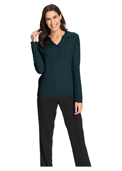 WITT WEIDEN Wełniany sweter w kolorze zielonym ze sklepu Limango Polska w kategorii Swetry damskie - zdjęcie 187362369