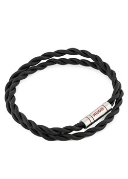 Bransoletka HUGO 50552596 Czarny ze sklepu eobuwie.pl w kategorii Bransoletki - zdjęcie 187362448