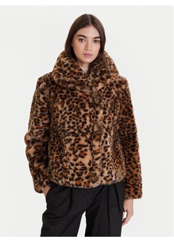 Morgan Futro 252-GDEO Brązowy Regular Fit ze sklepu MODIVO w kategorii Futra damskie - zdjęcie 187362639