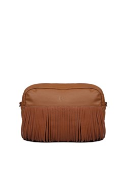 brązowa torebka damska skórzana na ramię Reni ze sklepu Słoń Torbalski w kategorii Listonoszki - zdjęcie 187362955