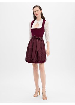 Krüger Dirndl Damski dirndl Kobiety bakłażanowy jednolity ze sklepu vangraaf w kategorii Sukienki - zdjęcie 187363036