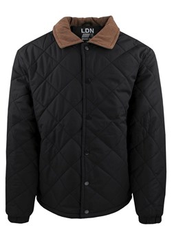 Przejściowa (Delikatnie Ocieplona) Kurtka Pikowana - Brave Soul - Czarna KUBRSAW25emmersonBLK ze sklepu JegoSzafa.pl w kategorii Kurtki męskie - zdjęcie 187363065