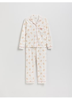 Reserved - Wzorzysta piżama - złamana biel ze sklepu Reserved w kategorii Piżamy dziecięce - zdjęcie 187363098