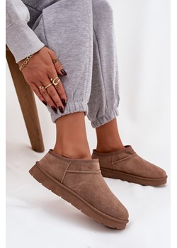 Damskie Śniegowce Ocieplane Futerkiem Brązowe Serenne ze sklepu ZAZOO w kategorii Śniegowce damskie - zdjęcie 187363138