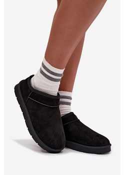 Damskie Śniegowce Ocieplane Futerkiem Czarne Serenne ze sklepu ZAZOO w kategorii Śniegowce damskie - zdjęcie 187363188