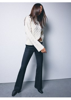 Mohito - Sweter z bawełny i wełny - kremowy ze sklepu Mohito w kategorii Swetry damskie - zdjęcie 187363257