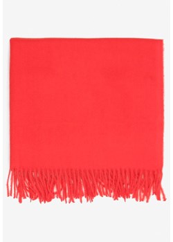 Czerwony Szalik Inglidyr ze sklepu born2be.pl w kategorii Szaliki i chusty damskie - zdjęcie 187363356