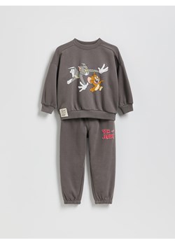 Reserved - Komplet Tom i Jerry - ciemnoszary ze sklepu Reserved w kategorii Komplety chłopięce - zdjęcie 187363445